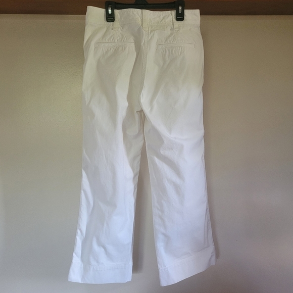 Rag & bone Fey High-Rise Wide Leg Cropped Pants in white Size 4 - Picture 10 of 14